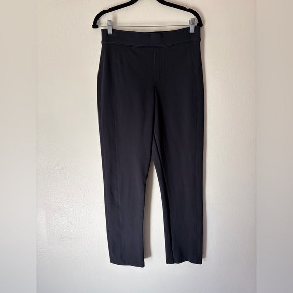 SPANX Ponte Slim Straight Navy Blue Pull-On Compression Smoothing  Pants - Picture 3 of 11